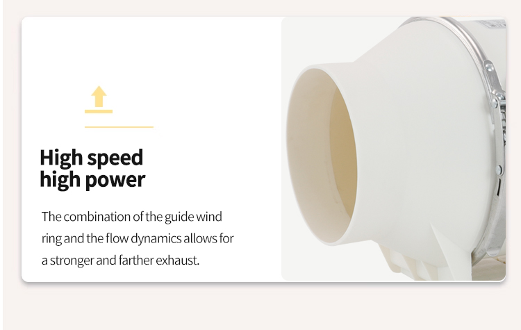 ST-100H التدفق قطري خطوط أنابيب مروحة