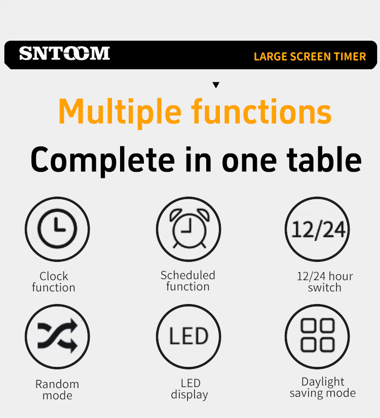ST-839 شاشة كبيرة Timer2 