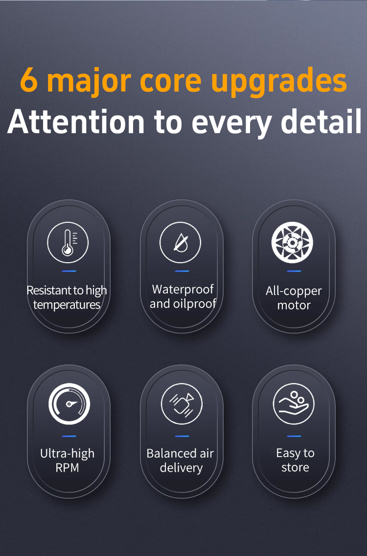 Sta100-HQ Window Fan Six ميزات رئيسية 