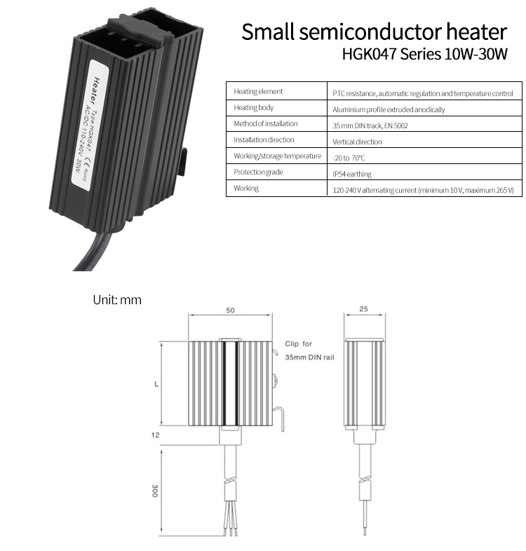 HGK047 Series 10W-30W جدول المعلمة