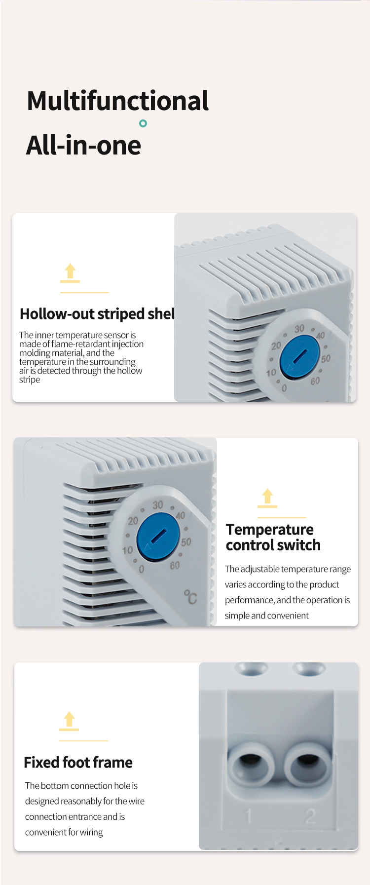 ثلاث مزايا وحدات تحكم درجة الحرارة
