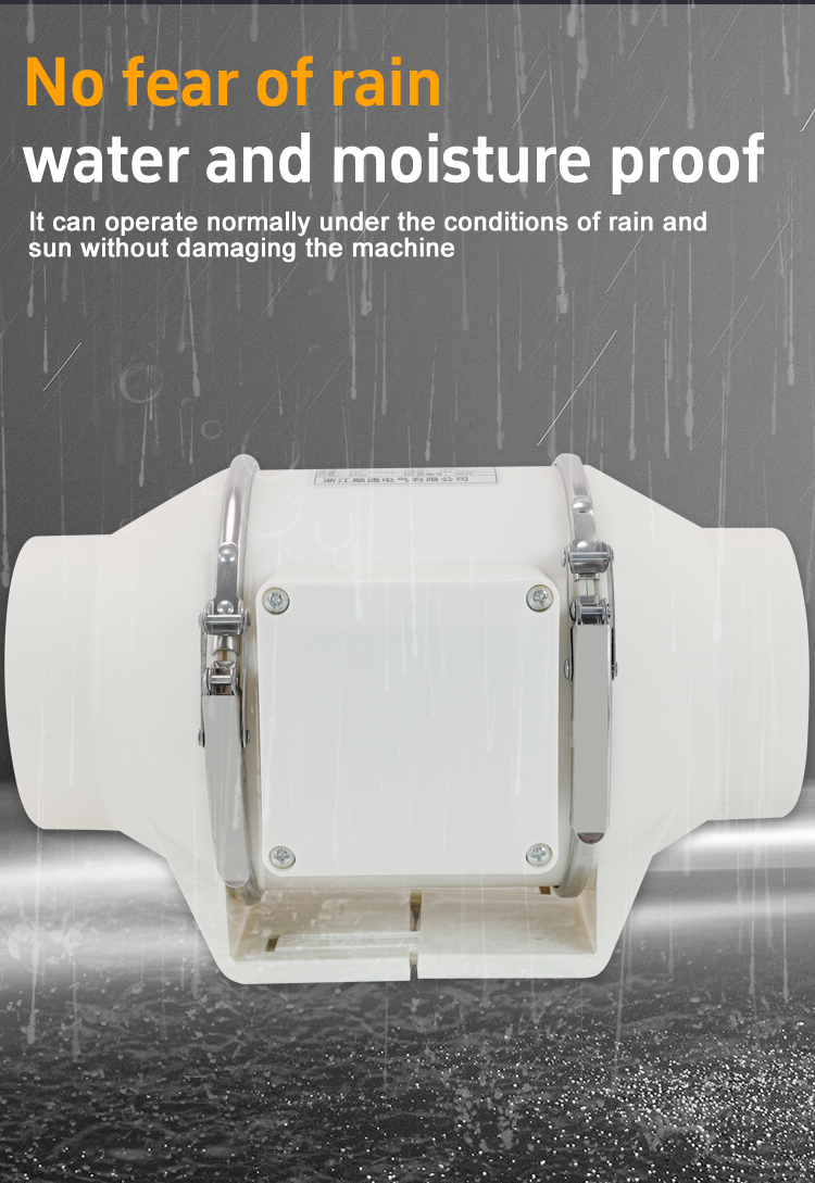 ST-100H خط أنابيب التدفق قطري معجبي 
