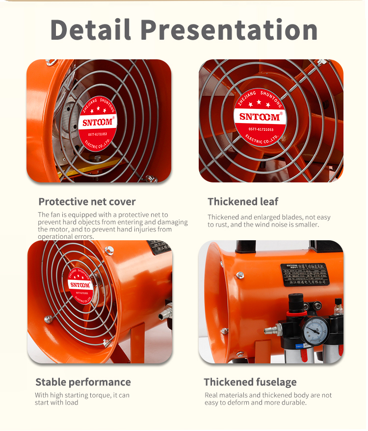 BTF-II-20000 مروحة تدفق محوري مقاوم للانفجار