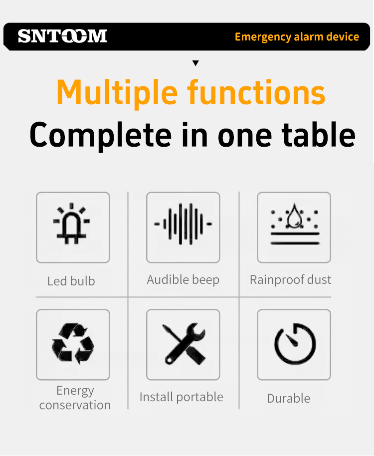 ، تحذير قوي للاختراق ، إنذار طارئ مستقر ، 